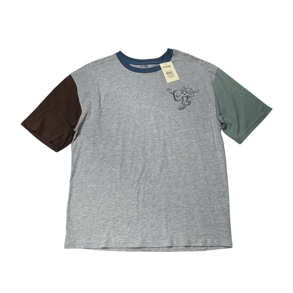 George Blue and Gray T-Shirt